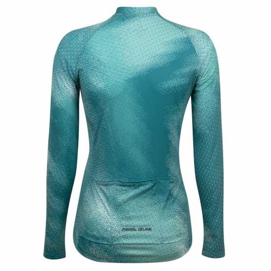 Pearl Izumi Attack Longsleeve Jersey Залив Тюркоаз Облекло за колоездене