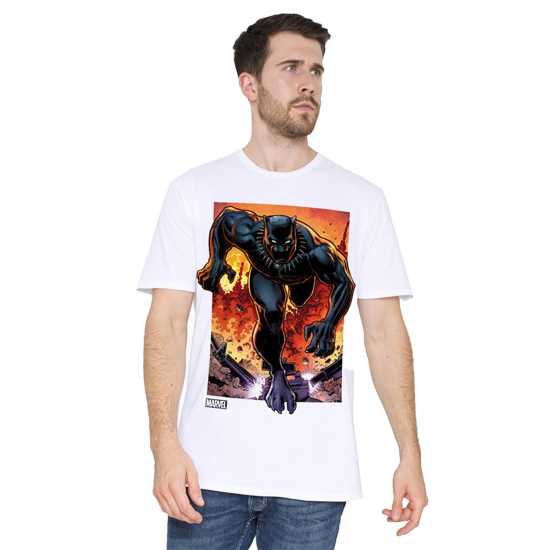 Marvel Comics T-Shirt Черна пантера Мъжки тениски с яка