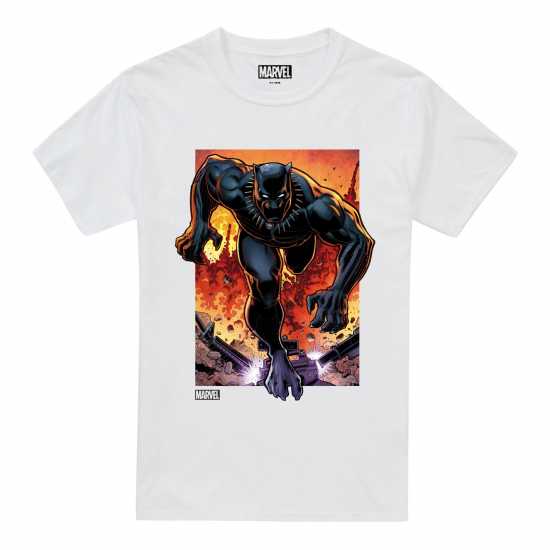 Marvel Comics T-Shirt Черна пантера Мъжки тениски с яка