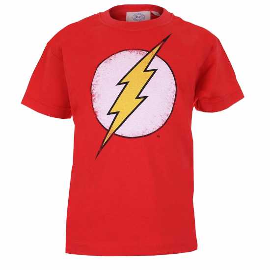 Character Dc Comics Comics Logo T-Shirt Флаш Детски тениски и фланелки