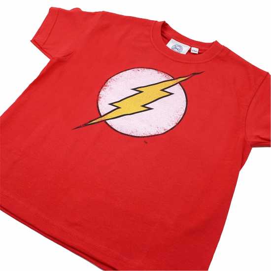 Character Dc Comics Comics Logo T-Shirt Флаш Детски тениски и фланелки