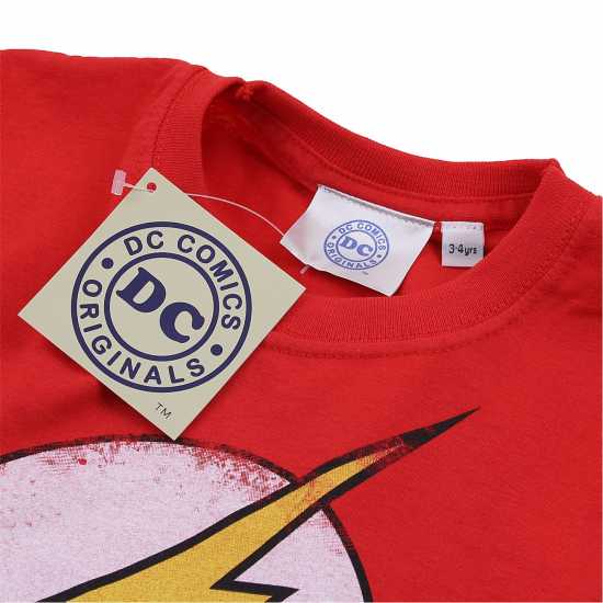 Character Dc Comics Comics Logo T-Shirt Флаш Детски тениски и фланелки