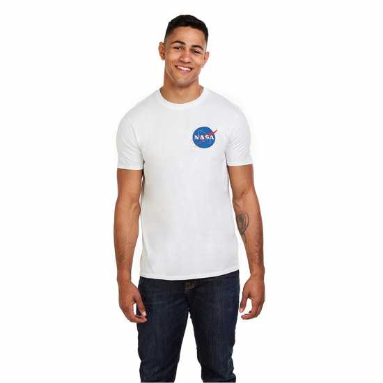 Nasa Core Logo T-Shirt Бяло Мъжки тениски с яка