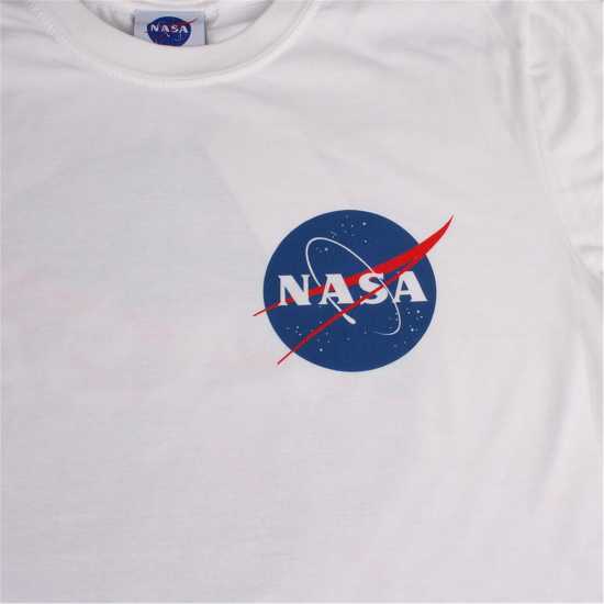 Nasa Core Logo T-Shirt Бяло Мъжки тениски с яка