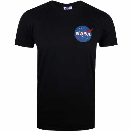 Nasa Core Logo T-Shirt Черно Мъжко облекло за едри хора