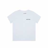 Jack Wills Sandleford T-Shirt Juniors Bright White Детски тениски и фланелки