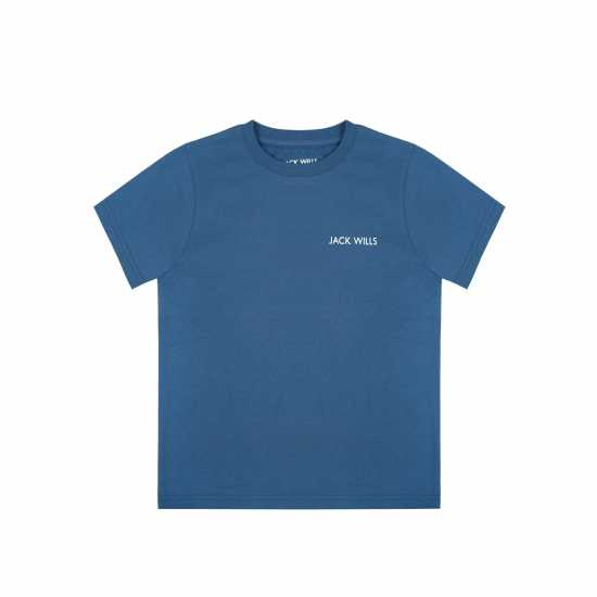 Jack Wills Sandleford T-Shirt Juniors Дълбоко синьо Детски тениски и фланелки