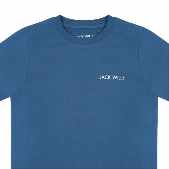 Jack Wills Sandleford T-Shirt Juniors Дълбоко синьо Детски тениски и фланелки