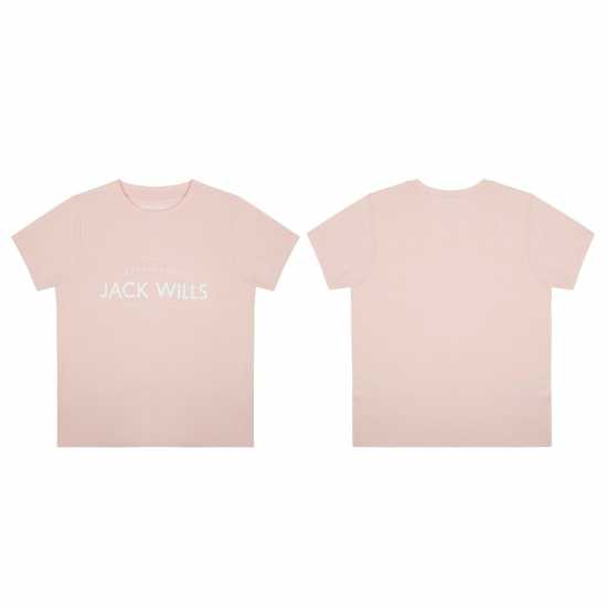 Jack Wills Forstal Tee Jn43 Розово Детски тениски и фланелки