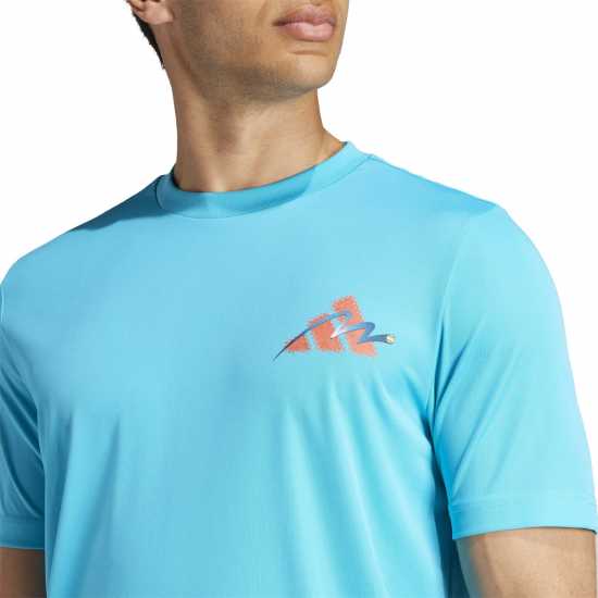 Adidas Court Sport Graphic T-Shirt  Мъжко облекло за едри хора