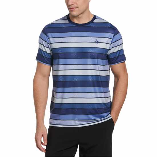 Original Penguin Striped Tee Sn99 Астрална Нощ Тенис разпродажба