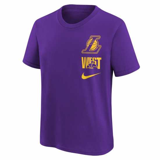 Nike Nba Block Tee Jn32 Лейкърс Детски тениски и фланелки