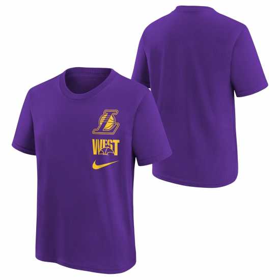 Nike Nba Block Tee Jn32 Лейкърс Детски тениски и фланелки