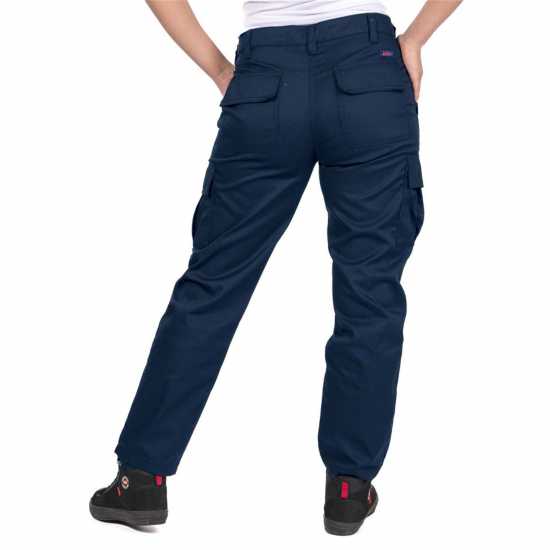 Lee Cooper Дамски Карго Панталон Multi Pocket Combat Classic Work Cargo Trousers Ladies Морска синьо Работни панталони