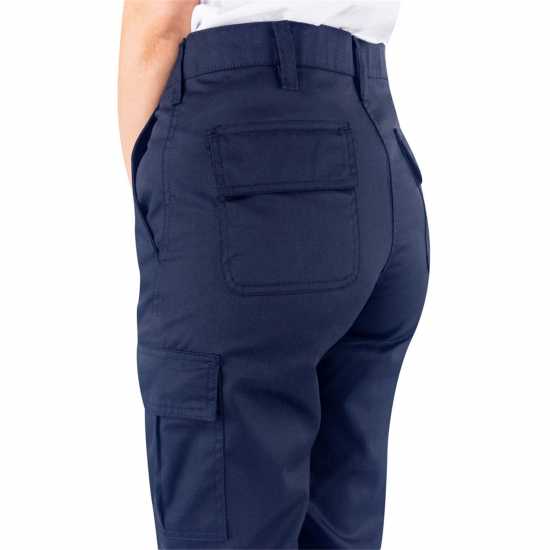 Lee Cooper Дамски Карго Панталон Multi Pocket Combat Classic Work Cargo Trousers Ladies Морска синьо Работни панталони