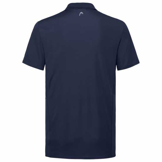 Блуза С Яка Head Club Tech Polo Shirt Blue Мъжки тениски с яка