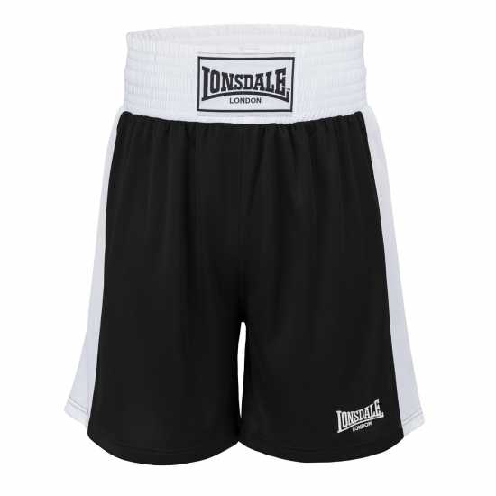 Lonsdale Boxing Shorts Черно/Бяло Мъжки къси панталони