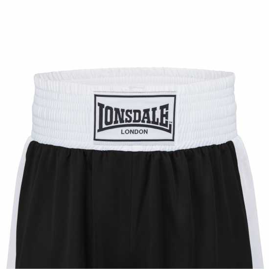 Lonsdale Boxing Shorts Черно/Бяло Мъжки къси панталони