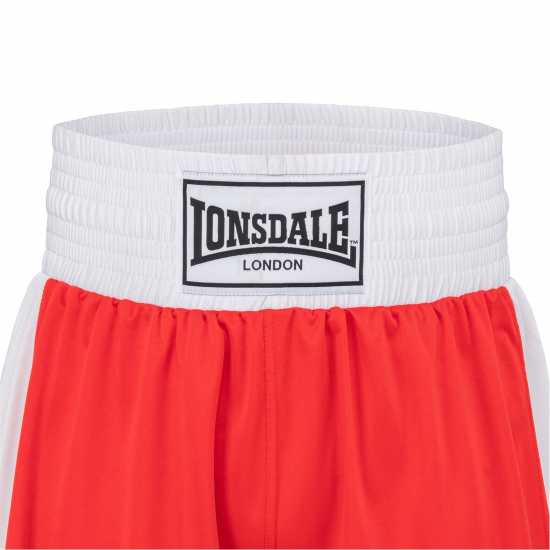 Lonsdale Boxing Shorts Червено/Бяло Мъжки къси панталони