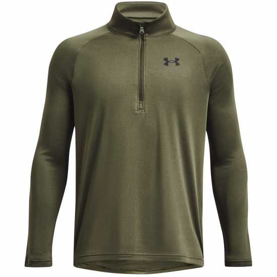 Under Armour Горнище С Цип Момчета Tech 2.0 Half Zip Top Junior Boys Морско зелено Детски тениски и фланелки