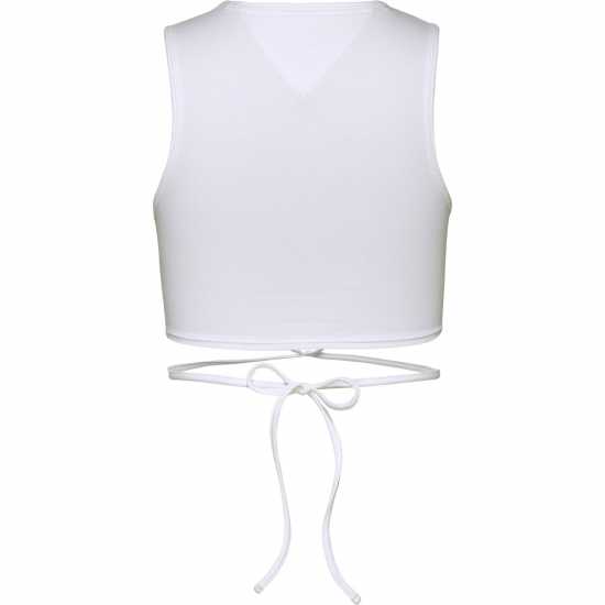 Tommy Jeans Tjw Ultr Crp Tie Top  Womens