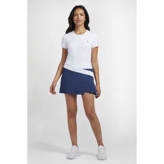 Original Penguin Plted Skirt Ld99 Astral Night Тенис разпродажба