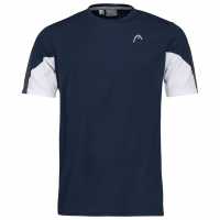 Head Club Tech T-Shirt Junior Тъмно синьо/бяло Детски тениски и фланелки