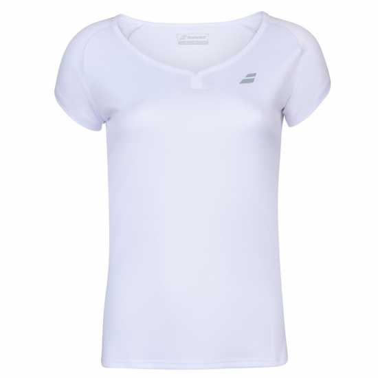 Babolat Тениска Момичета Play Cap Sleeve T Shirt Junior Girls Лилаво 