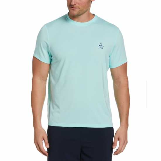 Original Penguin Мъжка Риза Penguin Solid T-Shirt Mens Лимпет Шел 