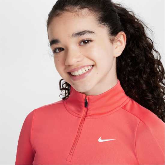 Nike Older Girls Dri-Fit Long Sleeve Half Zip  Атлетика