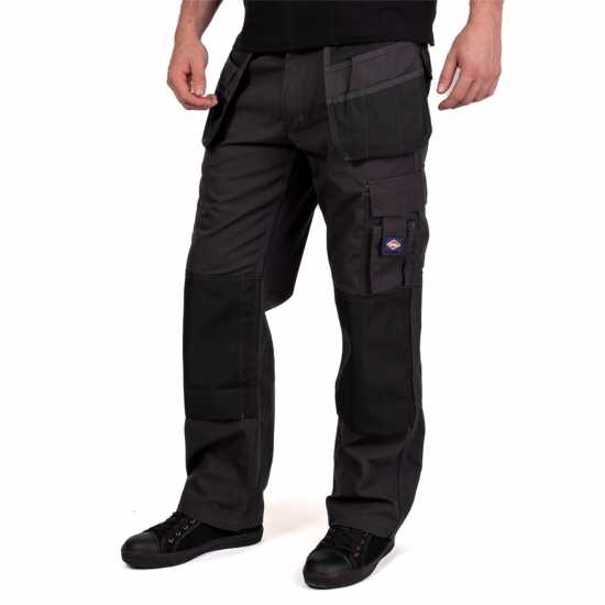 Lee Cooper Workwear Holster Pocket Trousers Сиво/Черно Работни панталони