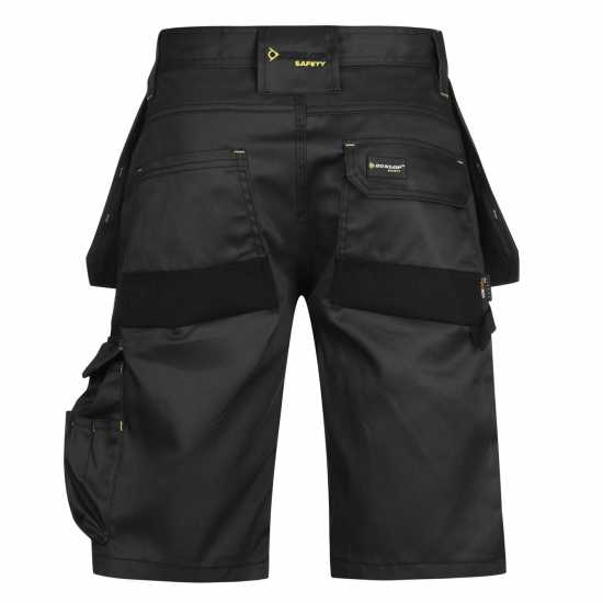 Dunlop Мъжки Къси Работни Панталони On Site Shorts Mens Charcoal Мъжки къси панталони