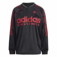 Adidas Jacquard Long-Sleeve Top Jersey Womens T-Shirt  Дамски тениски и фланелки