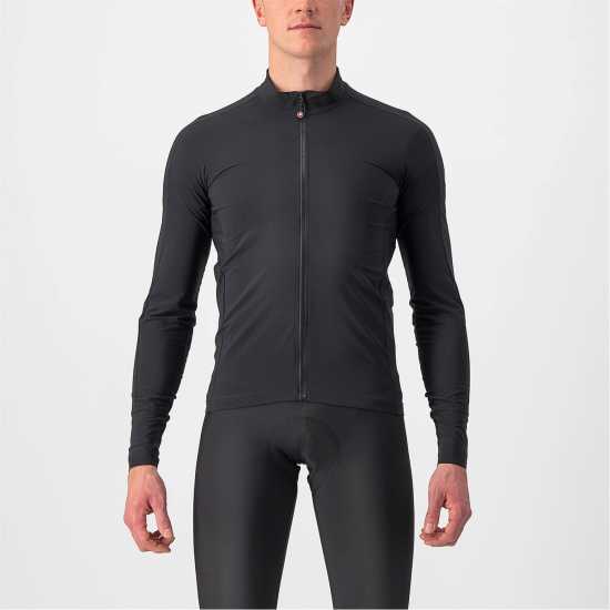 Castelli Flight Jersey Черно Мъжки тениски с яка