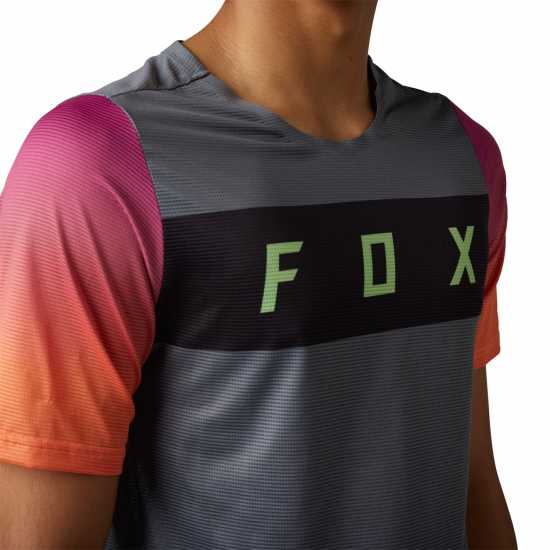 Fox Flexair Arcadia Jersey Певтър Мъжки тениски с яка