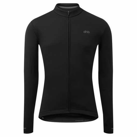 Dhb Men's Long Sleeve Thermal Cycling Jersey  Мъжки тениски с яка