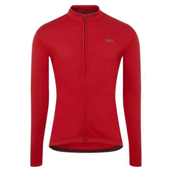 Dhb Men's Long Sleeve Thermal Cycling Jersey  Мъжки тениски с яка