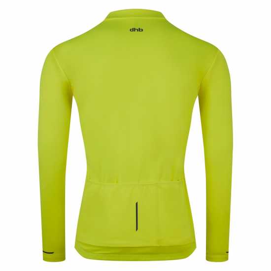 Dhb Men's Long Sleeve Thermal Cycling Jersey  Мъжки тениски с яка