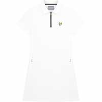 Lyle And Scott Lyle Golf Dress Ld99 Бяло Dresses Under 60