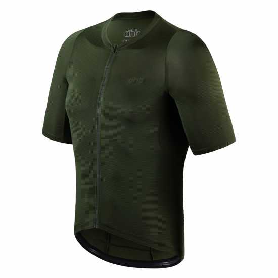 Dhb Aeron Men's Short Sleeve Jersey 3.0 Rifle Green Мъжки тениски с яка