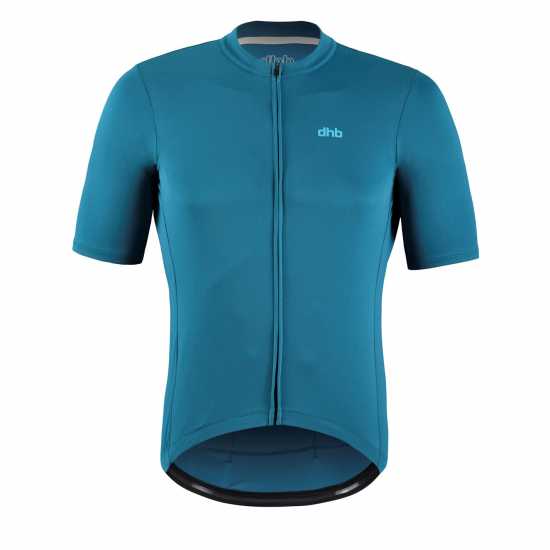 Dhb Blok Men's Classic Short Sleeve Jersey Синьо мастило Мъжки тениски с яка