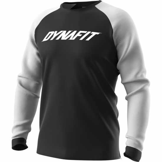 Dynafit Ride L/s Sn99 Черно/Нимбус Мъжки тениски с яка