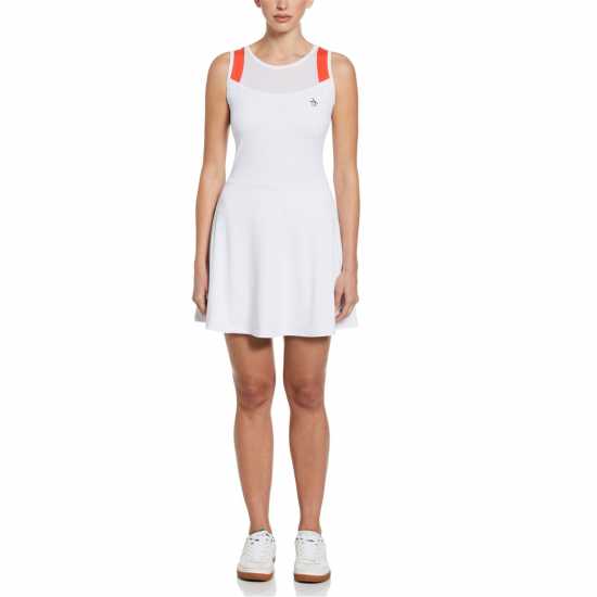 Original Penguin Tennis Dress Ld99 Ярко бяло Тенис разпродажба