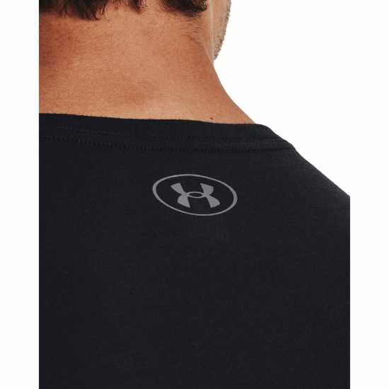 Under Armour Big Logo Fill Ss Black Атлетика