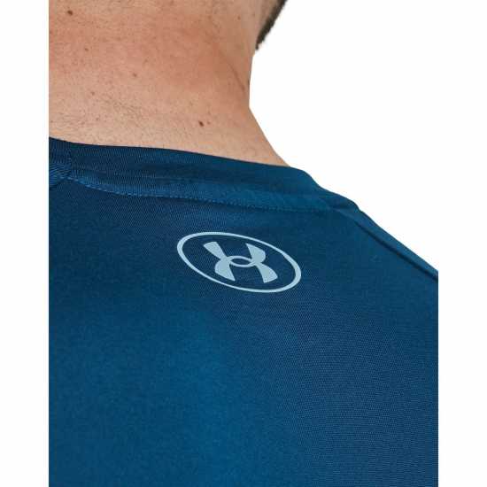 Under Armour Tech Prt Fill Ss Синьо Мъжки тениски с яка