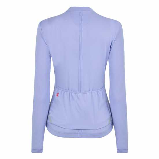 Castelli Фланелка С Дълъг Ръкав Anima 4 Long Sleeve Jersey Womens Фиолетова мъгла Облекло за колоездене