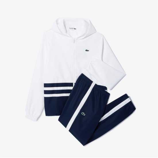 Lacoste Sprt Trksuit Sn99 Бяло/Морско синьо Мъжки спортни екипи в две части