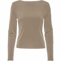 Vero Moda Vm Ls Opbck Top Ld99 Сребриста Минк Vero Moda