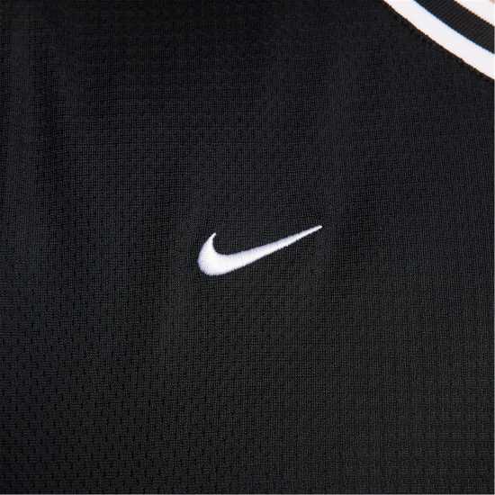 Nike DNA Men's Dri-FIT Basketball Jersey Черно/Бяло Мъжки тениски с яка