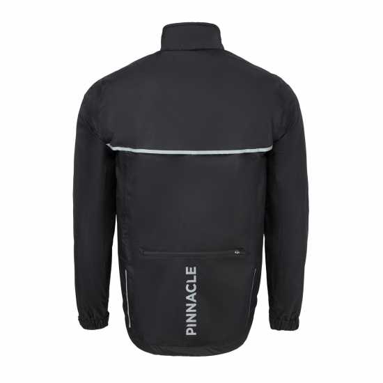 Pinnacle Мъжко Колоездачно Яке Waterproof Cycling Jacket Mens Черно Мъжки грейки